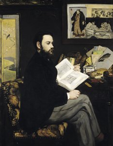 Portrett av Emile Zola (1840-1902) 1868